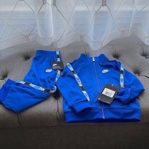 NWT- Blue Nike Track Suit- 18 Months